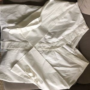 Boohoo white off shoulder blouse